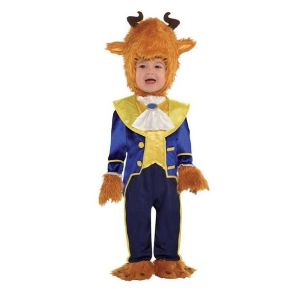 Boy's Infant Baby 12-24 Months Disney’ Beauty And The Beast Animated Costume EUC - Picture 1 of 6